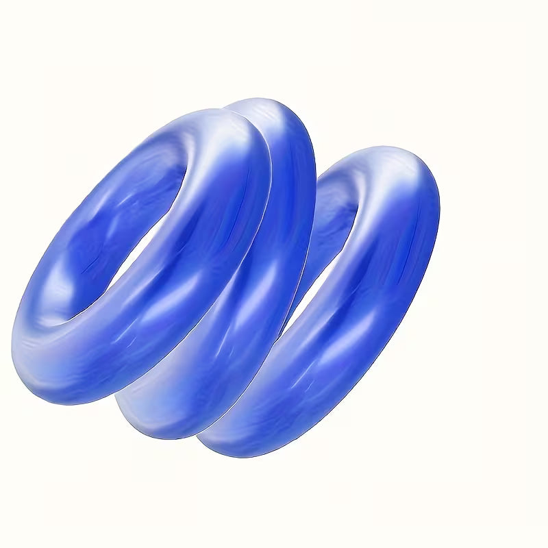 5-Pack Silicone-Coated Plastic Door Stops with Base, Wall Protection, Easy Repair