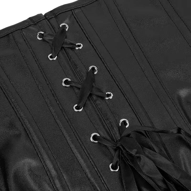 Corset Top Bodysuit with Waist Cincher, Tummy Control, Butt Lifter, and Bustier for Shapewear and Erotic Wear