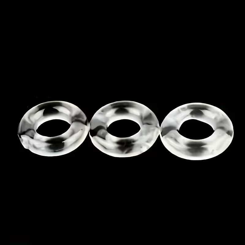 5-Pack Silicone-Coated Plastic Door Stops with Base, Wall Protection, Easy Repair